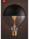 LED lamp 4W - 280 lm - globe - kopspiegel zwart - 20020062 - HEMA