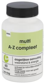 multi A-Z compleet - 60 stuks - 11402170 - HEMA