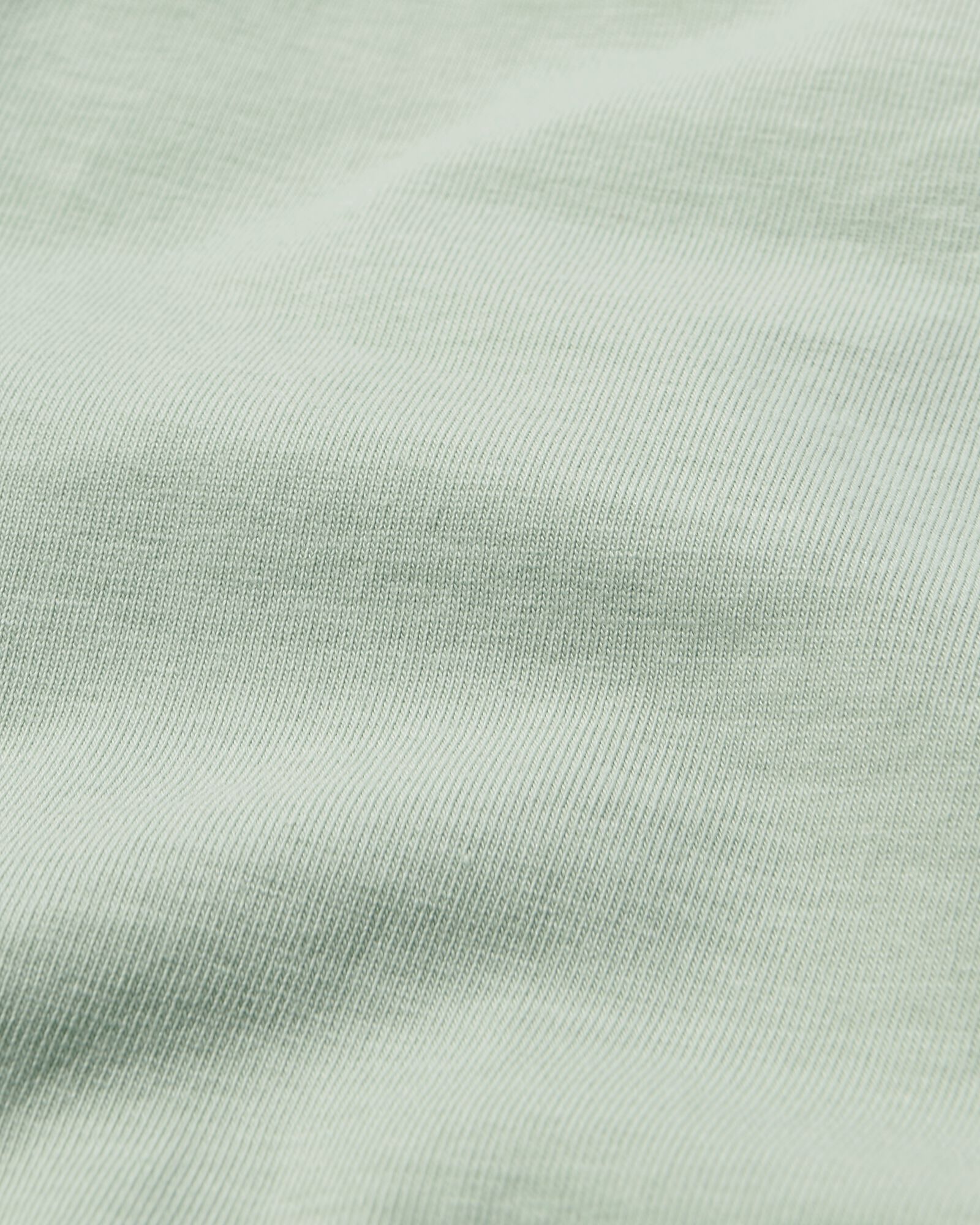 dames hemd katoen/stretch met kant lichtgroen XL - 19690655 - HEMA