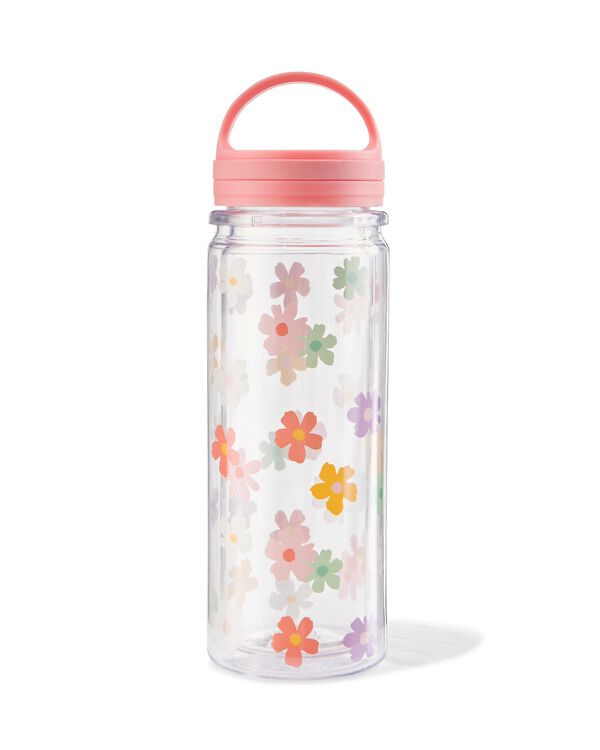 waterfles bloemen 500ml - 61150417 - HEMA