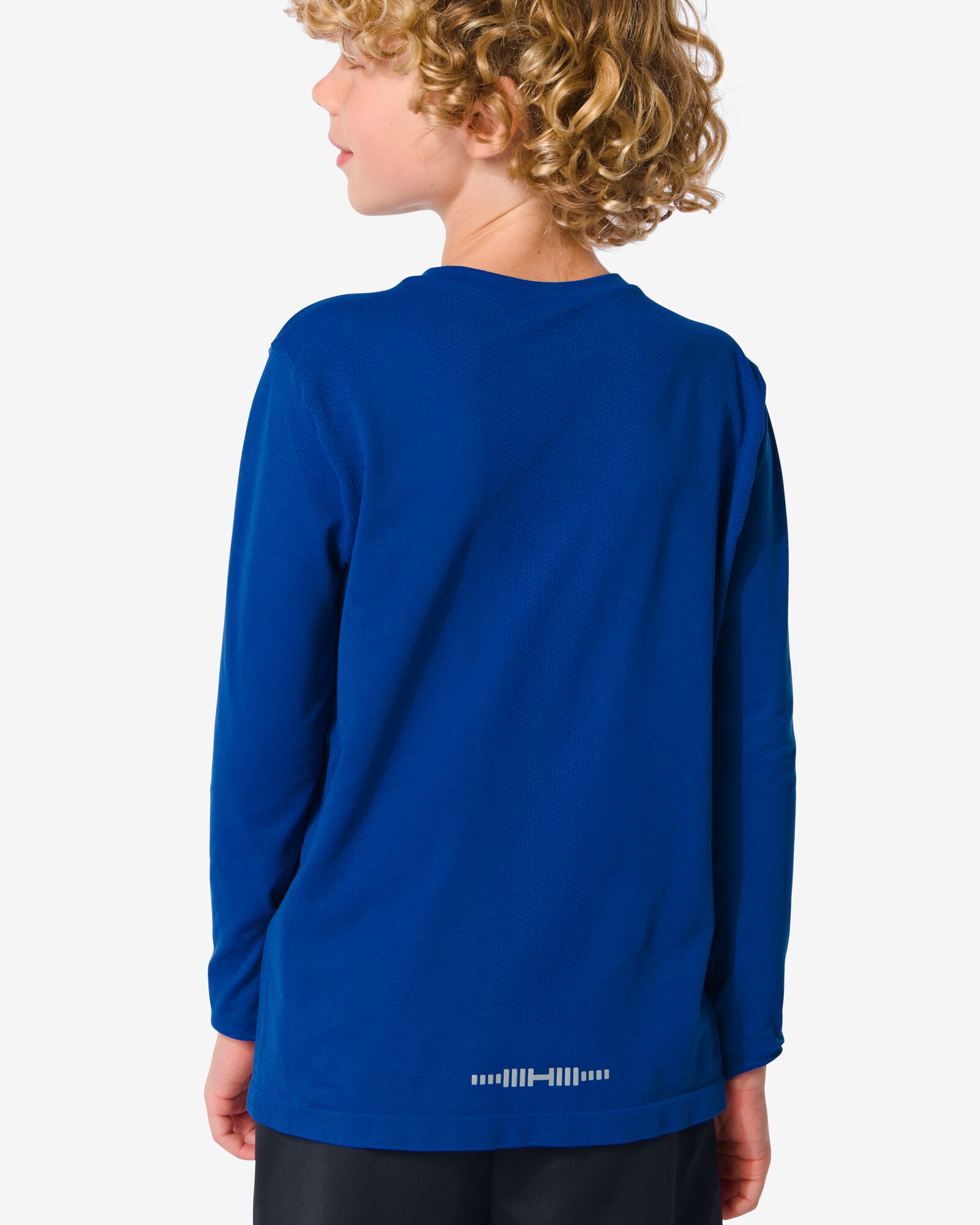 naadloos kinder sportshirt felblauw felblauw - 36090351BRIGHTBLUE - HEMA