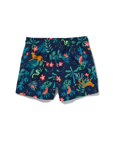 kinder zwembroek jungle donkerblauw 158/164 - 22264638 - HEMA