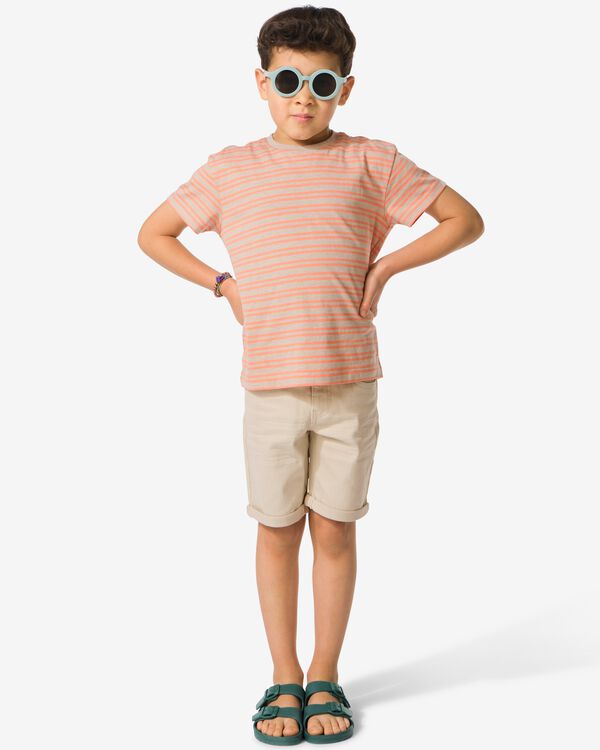 kinder korte broek ecru ecru - 30793703ECRU - HEMA