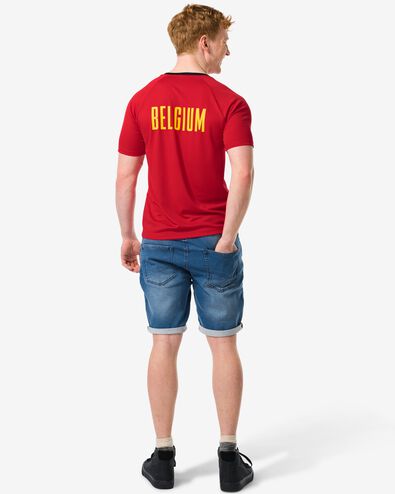 sportshirt voor volwassenen België rood - 36030581RED - HEMA