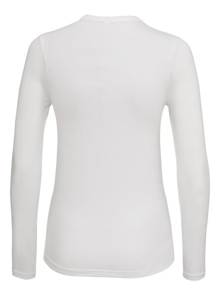 dames thermo t-shirt wit wit - 1000002188 - HEMA
