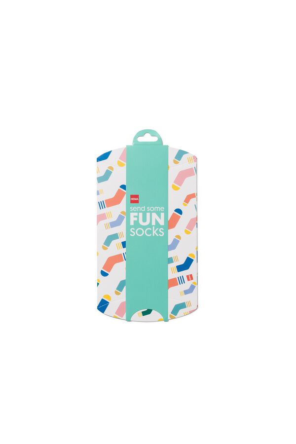 fun socks verzenddoos 15x12 wit - 4190001 - HEMA