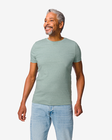 heren t-shirt groen groen - 1000030197 - HEMA