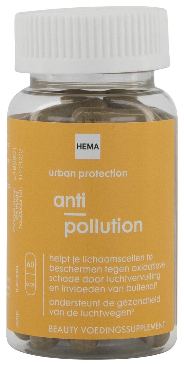urban protection - anti polution- 60 capsules - 11403004 - HEMA