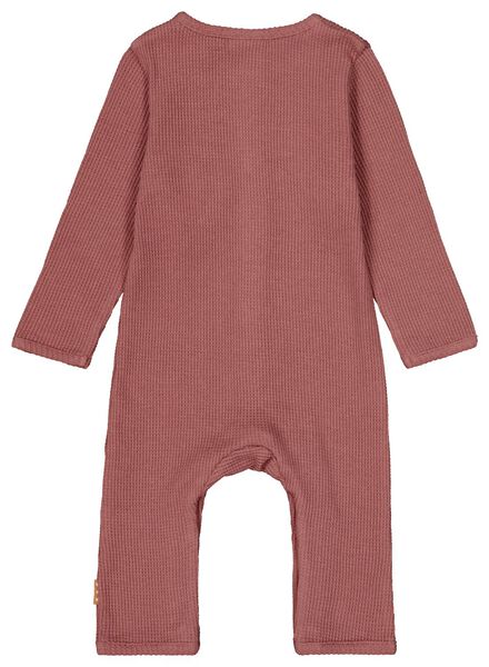 newborn jumpsuit wafel roze - 1000026219 - HEMA