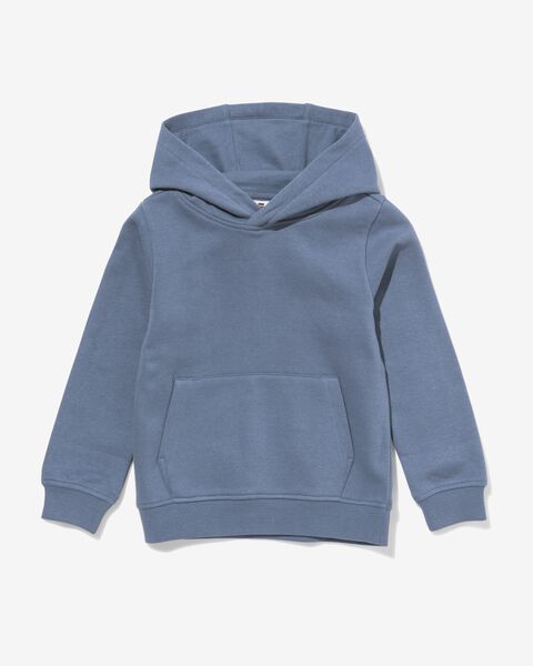 kinder sweater met capuchon blauw - 1000029617 - HEMA