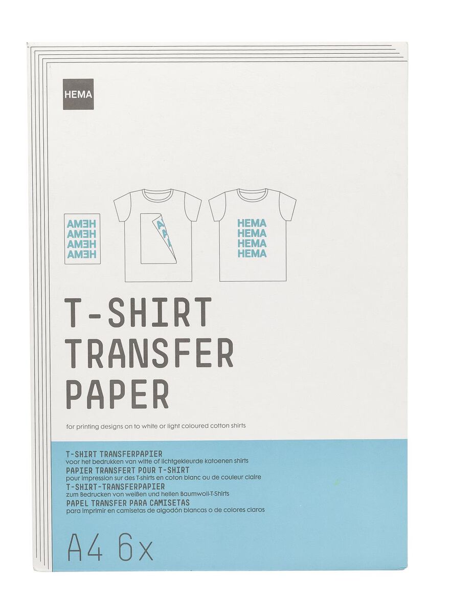 Staan voor hack Ochtend gymnastiek t-shirt transferpapier - HEMA