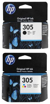 cartridge HP zwart/kleur - 2 stuks