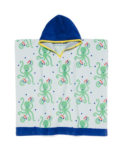 kinder strandponcho 60x60cm octopus - 5290113 - HEMA