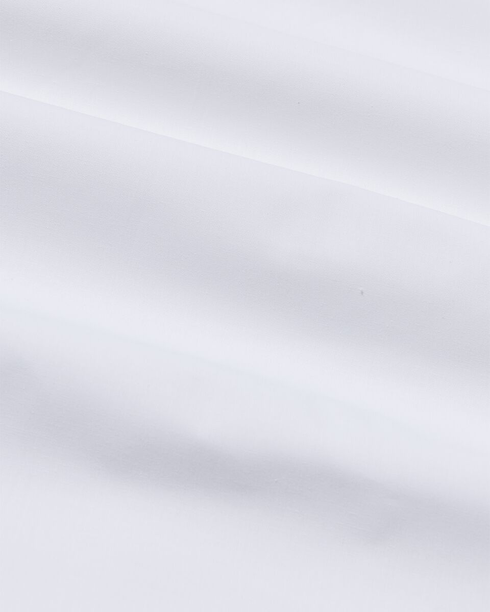 dekbedovertrek - zacht katoen - 140 x 200/220 cm - wit - 5700169 - HEMA
