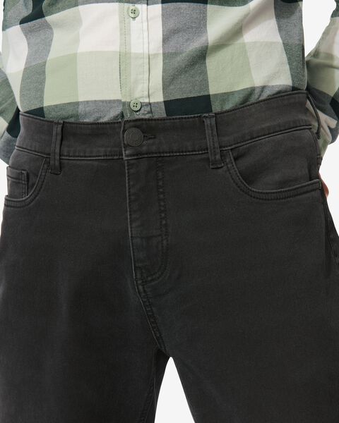 heren jeans slim fit zwart zwart - 2108130BLACK - HEMA