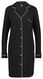 damesnachthemd zwart XL - 23400374 - HEMA