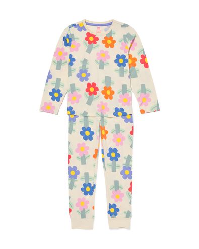 kinderpyjama bloemen multi multi - 23080980MULTI - HEMA