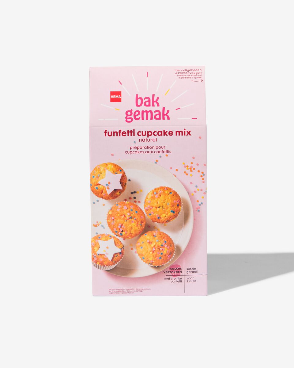 Zwijgend Watt Aap funfetti cupcake mix - HEMA