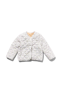 Baby Jas Omkeerbaar Gevoerd Bloemen Roze (roze)