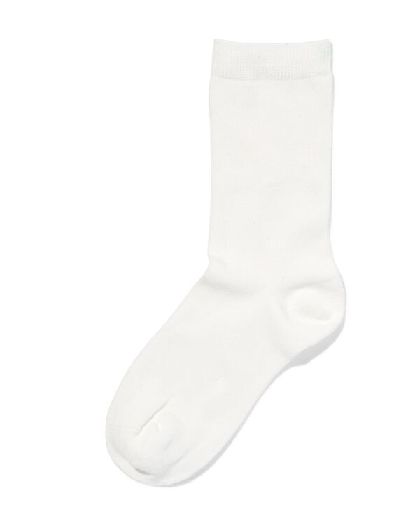 damessokken bamboe  wit wit - 4270525WHITE - HEMA
