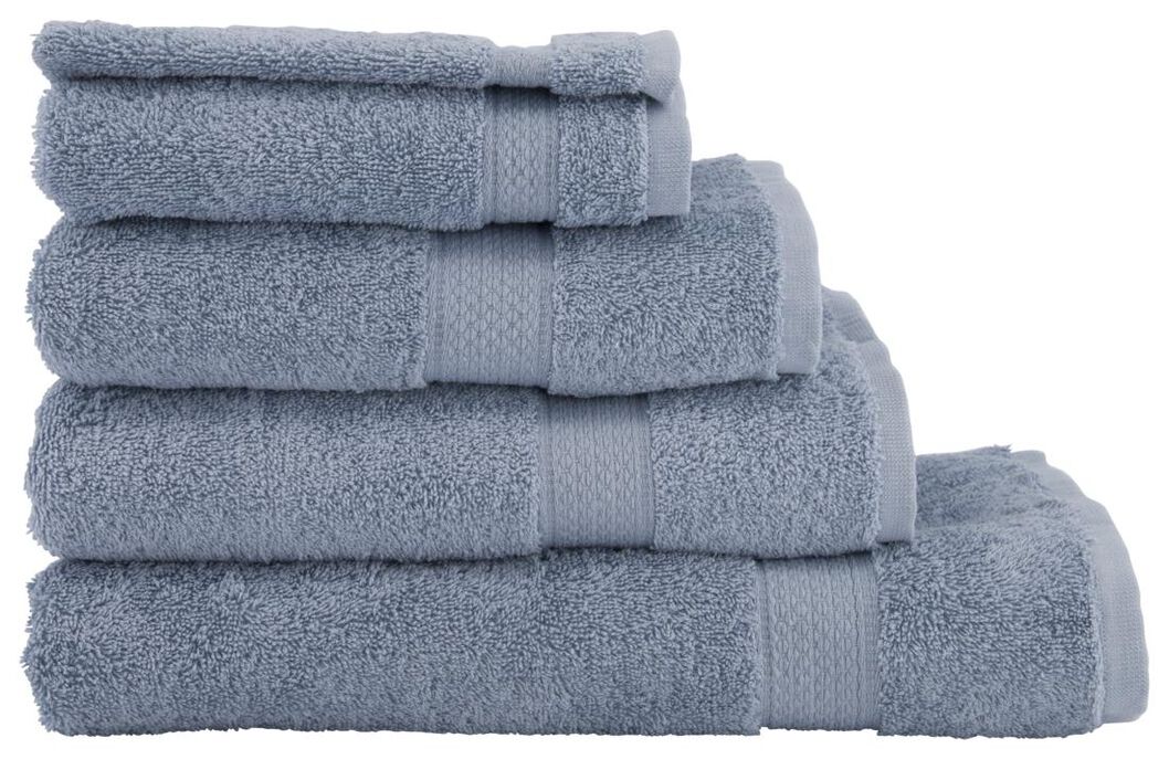 handdoek 70x140 zware kwaliteit ijsblauw blauw handdoek 70 x 140 - 5230041 - HEMA
