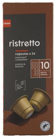 koffiecapsules ristretto - 24 stuks - 17180008 - HEMA