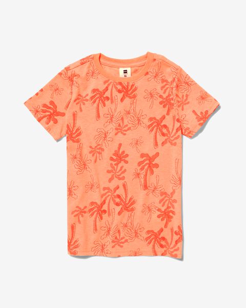 kinder t-shirt palm neon feloranje feloranje - 1000031240 - HEMA