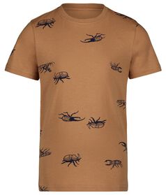 kinder t-shirt insecten bruin bruin - 1000026897 - HEMA