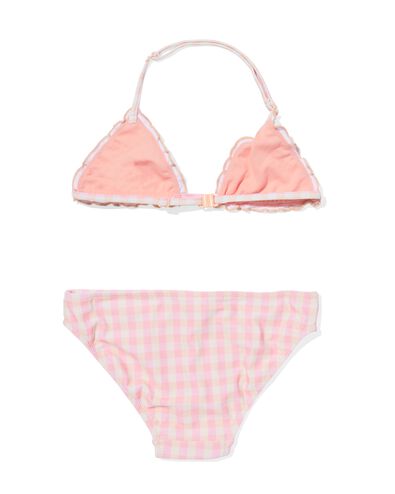 kinder bikini met ruiten roze 122/128 - 22259636 - HEMA