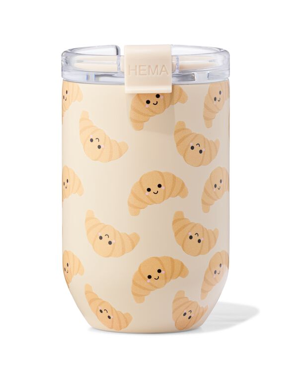 koffiebeker to go 350ml rvs croissant - 14590320 - HEMA