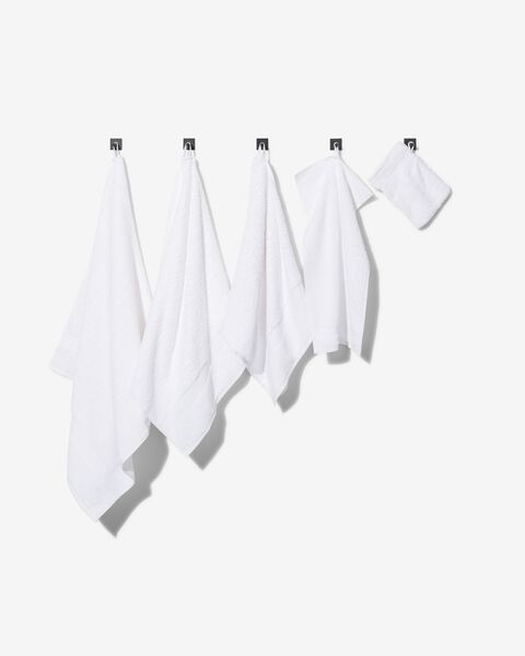 handdoek - 70 x 140 cm - zware kwaliteit - wit - 5214600 - HEMA