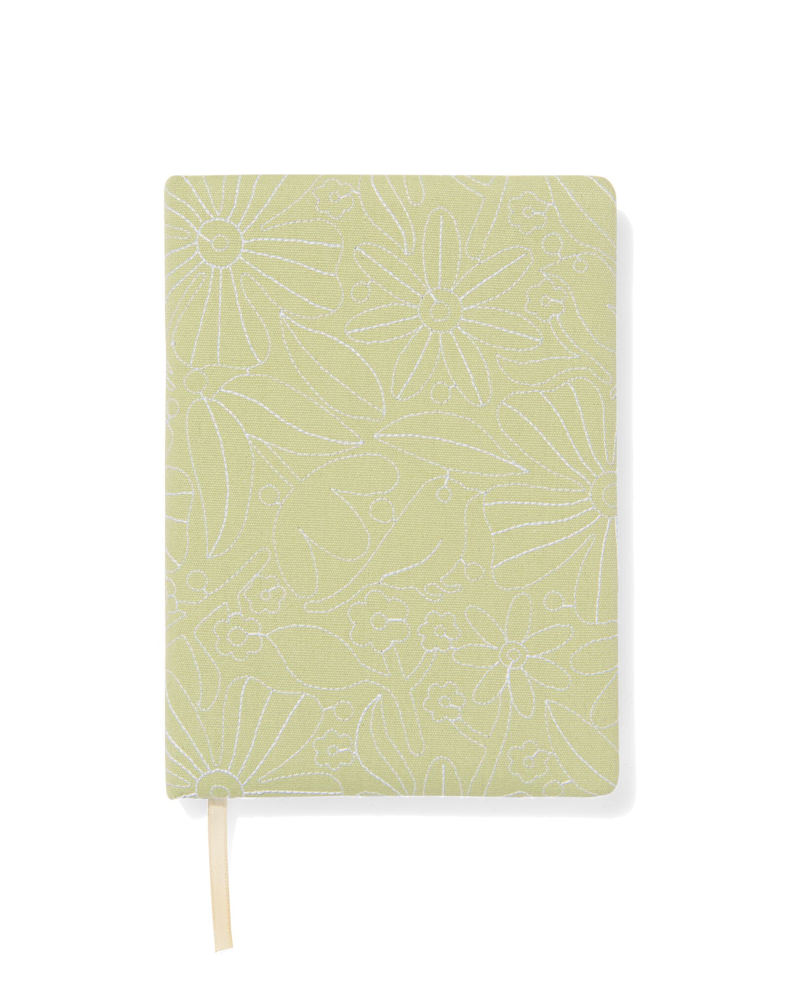notitieboek A5 gelinieerd canvas - 14170106 - HEMA
