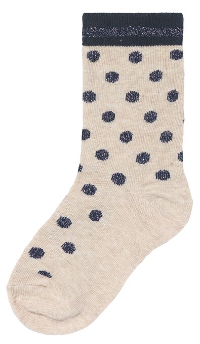 kinder sokken met katoen - 5 paar blauw 27/30 - 4380047 - HEMA