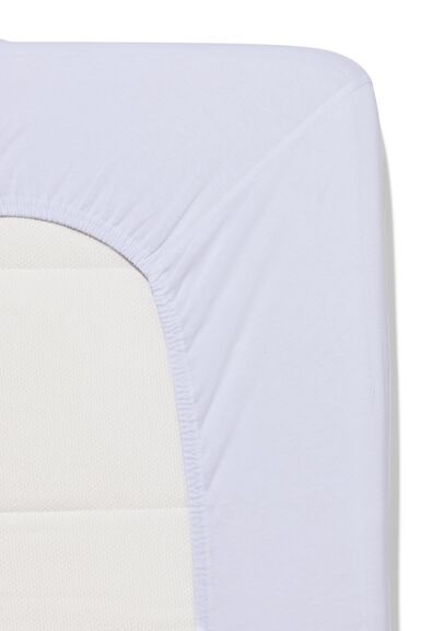 hoeslaken zacht katoen 200x200 wit - 5180049 - HEMA