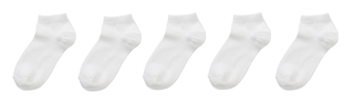 5-pak Kinder Enkelsokken Wit (wit)
