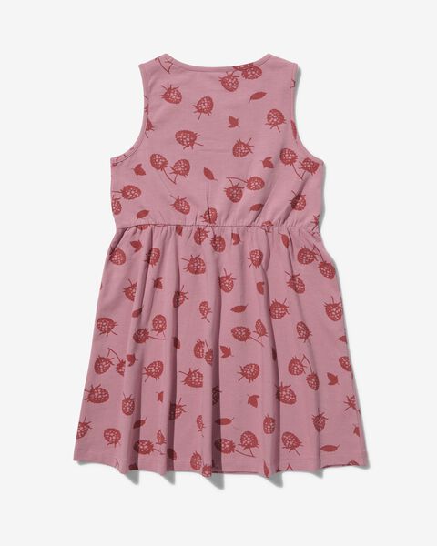 kinder jurk met bessen lila - 1000031625 - HEMA