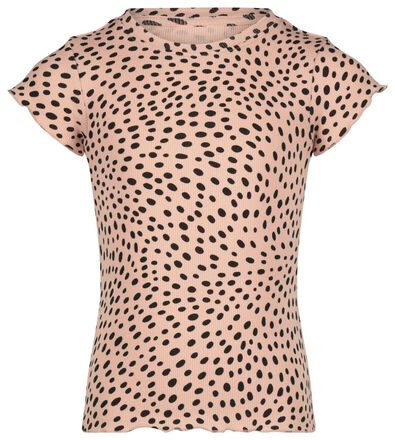 kinder t-shirt rib roze - 1000022383 - HEMA