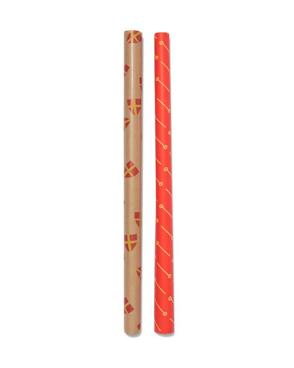 inpakpapier sint 200x70 - 2 stuks - 25960012 - HEMA
