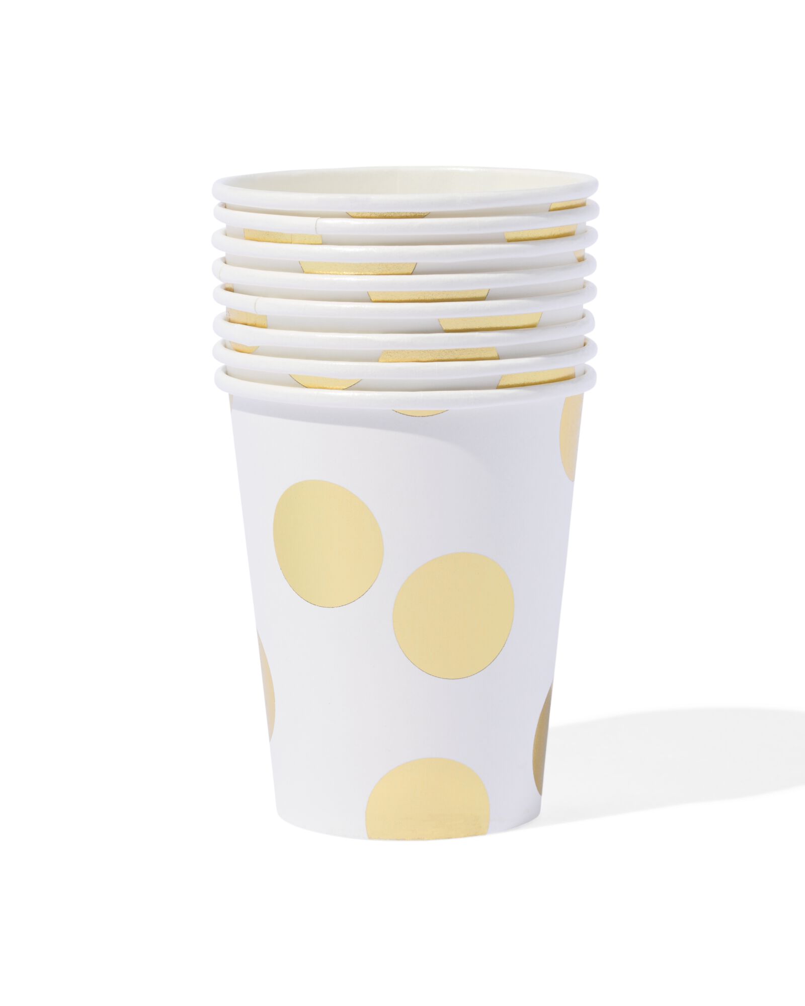 beker gpuden stip 8 stuks - 14250277 - HEMA