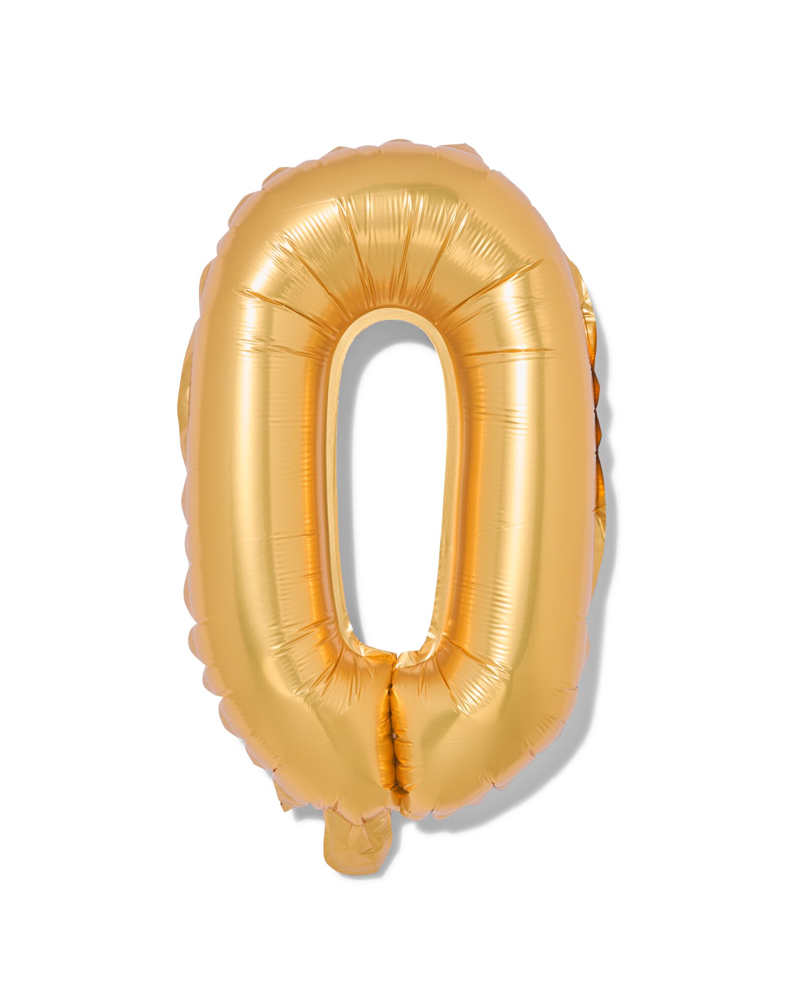 folie ballon 0 goud 7,6 cm - 14200265 - HEMA