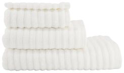 handdoek zware kwaliteit structuur wit wit - 1000024313 - HEMA