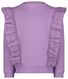 kinder sweater ruffle lila - 1000026171 - HEMA