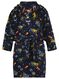 kinderbadjas fleece ruimte donkerblauw donkerblauw - 1000025342 - HEMA