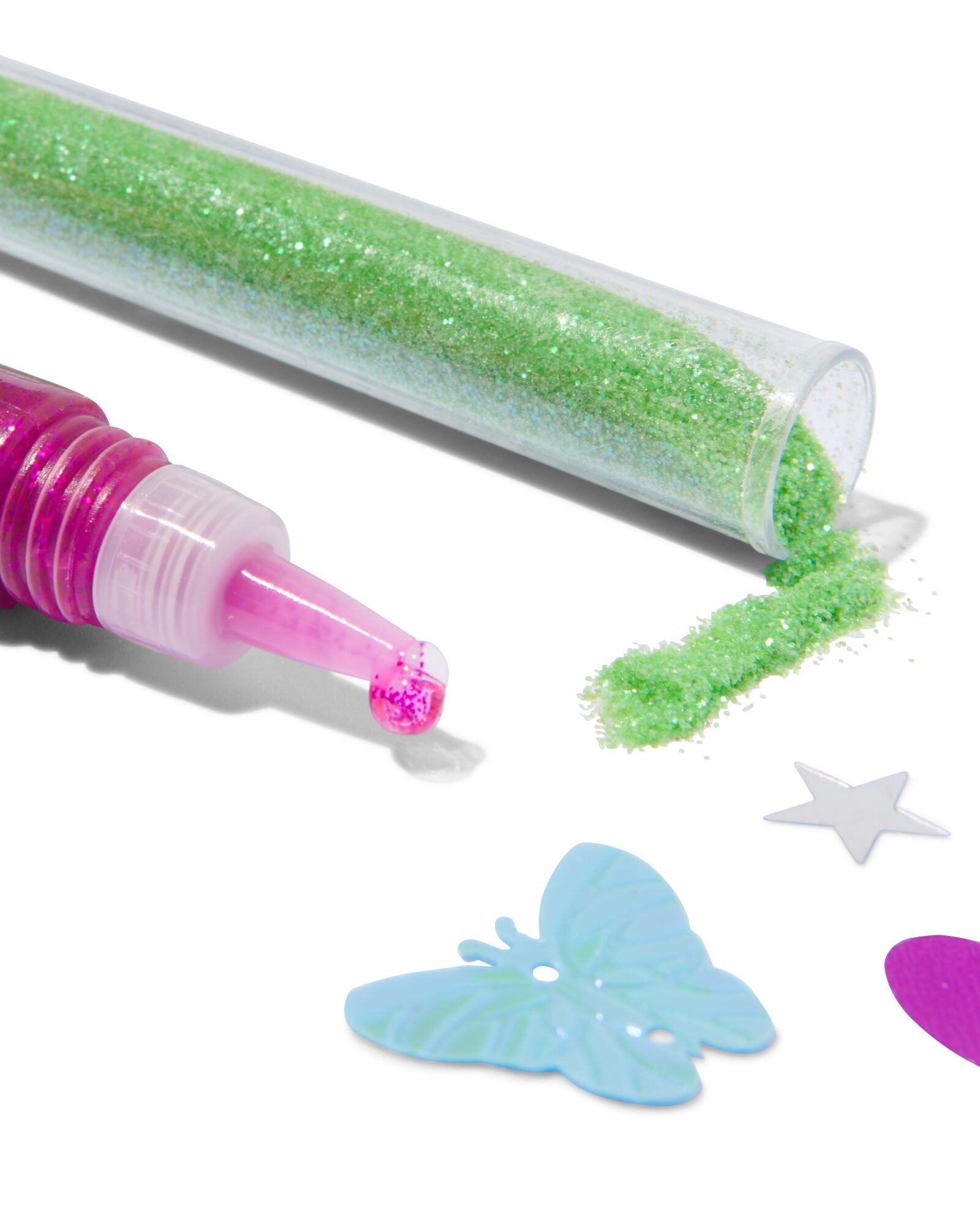 knutselset glitter - 15900051 - HEMA