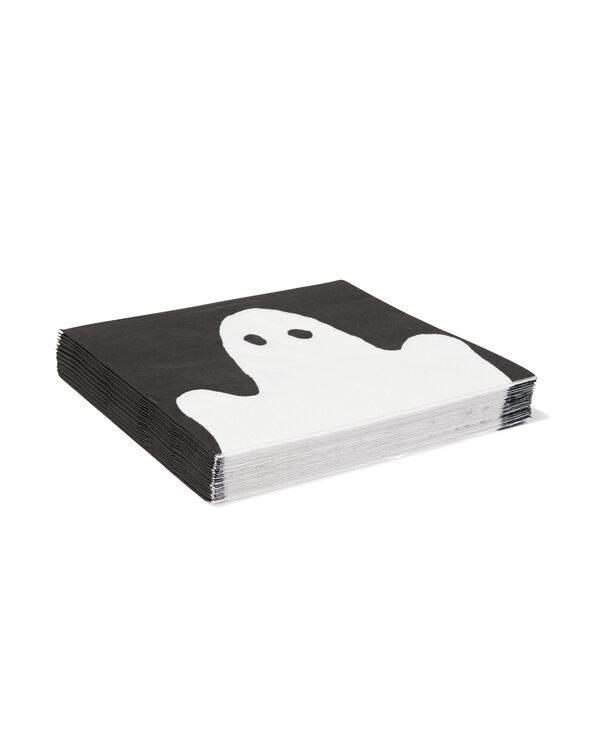 servetten papier 33x33 spookjes - 20 stuks - 25200842 - HEMA
