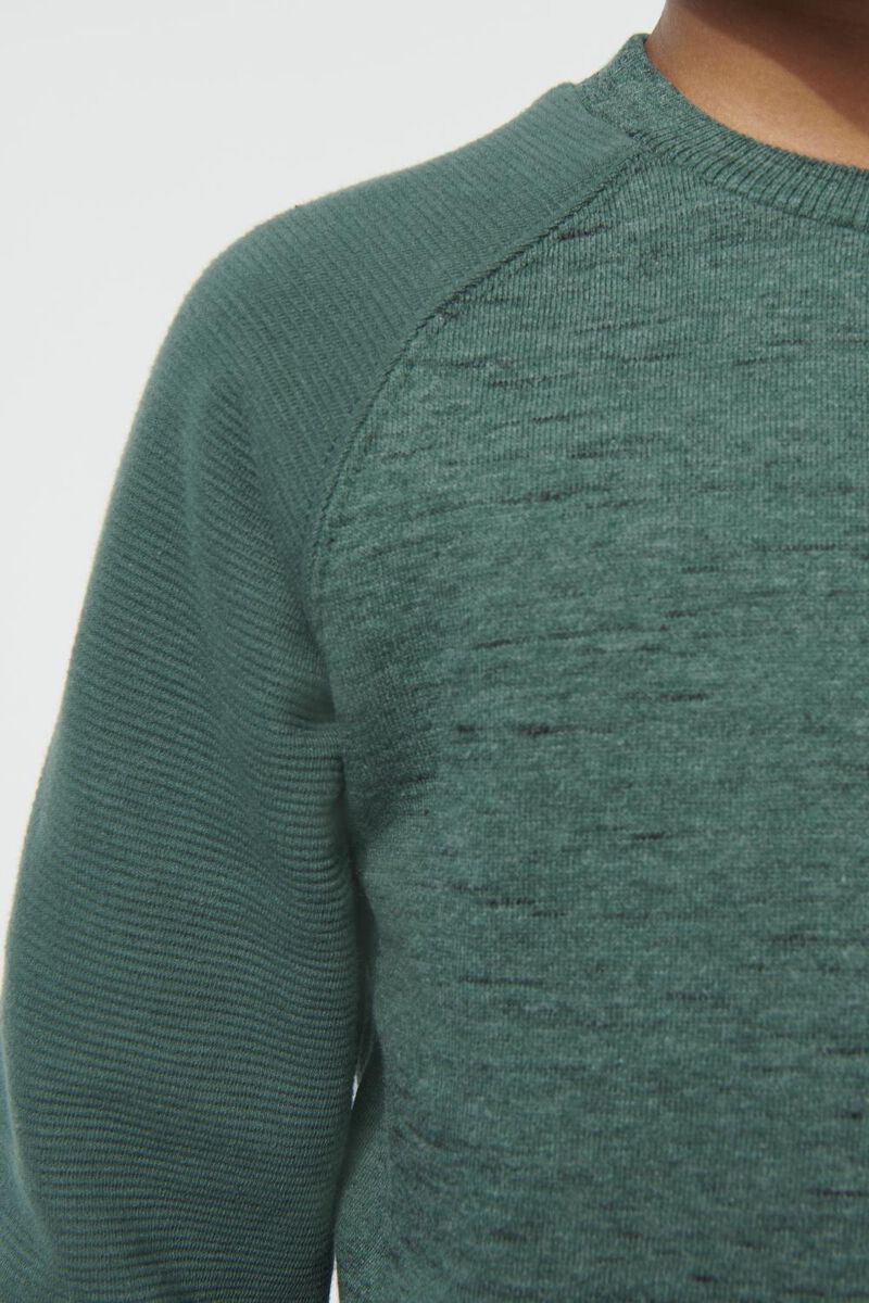 kinder sweater groen groen - 1000028878 - HEMA
