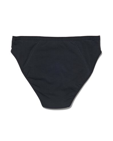 menstruatieslip katoen hoge absorbtie zwart zwart - 1000031555 - HEMA