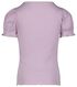 kinder t-shirt rib lila - 1000023672 - HEMA