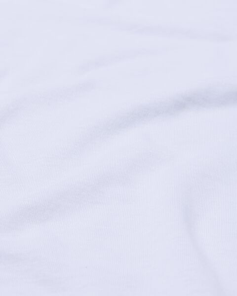 hoeslaken - jersey katoen - 80 x 200 cm - wit - 5140087 - HEMA