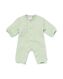 newborn jumpsuit padded mintgroen mintgroen - 33479610MINTGREEN - HEMA